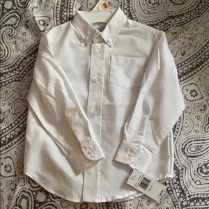 White button down